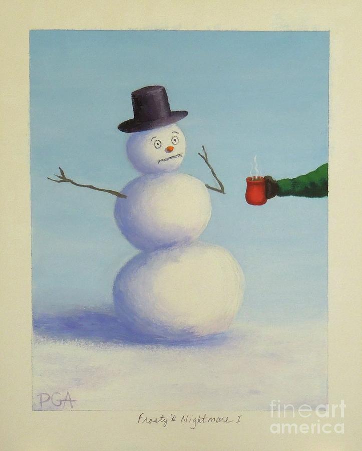 Frostys Nightmare I Painting by Phyllis Andrews