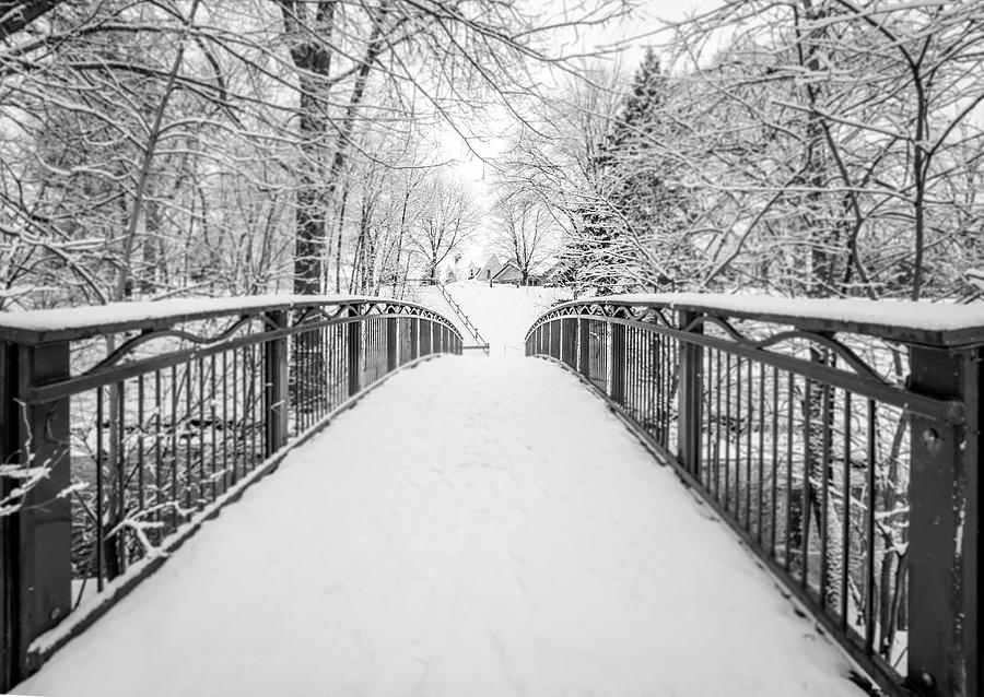 Frozen Bridge Photograph by Senad Kajtezovic - Fine Art America