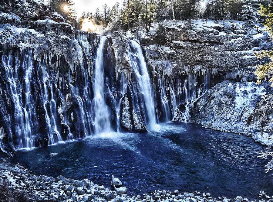 Frozen Burney Falls 2 Photograph by Reed Tim - Fine Art America