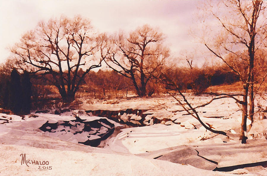 Frozen Creek Photograph by Michael A Klein