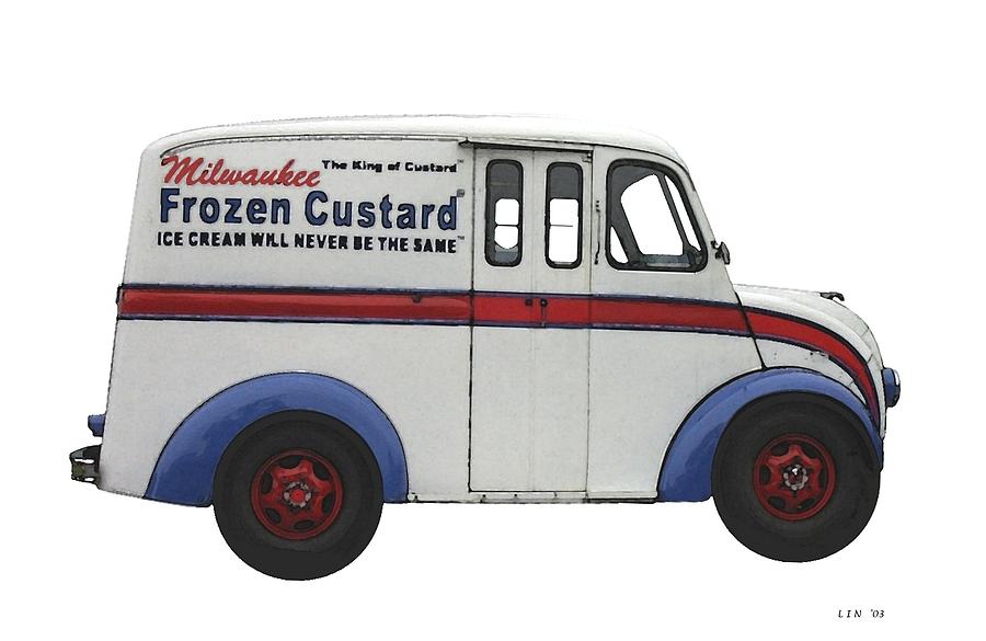 Frozen Custard On Wheels Digital Art