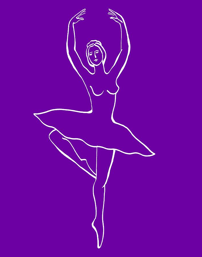 Frozen Dance Ballerina Painting by Irina Sztukowski
