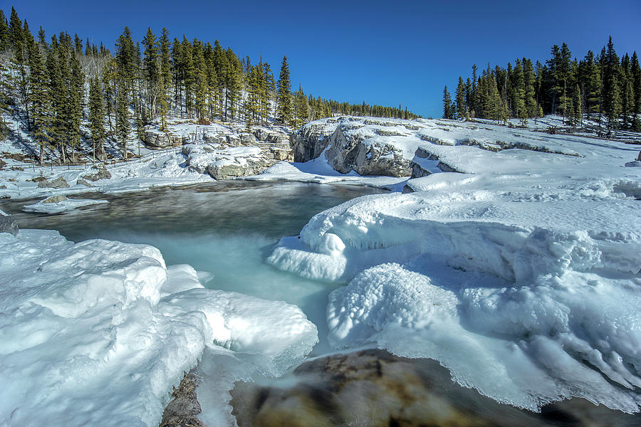 Frozen Falls Photograph by Celine Pollard
