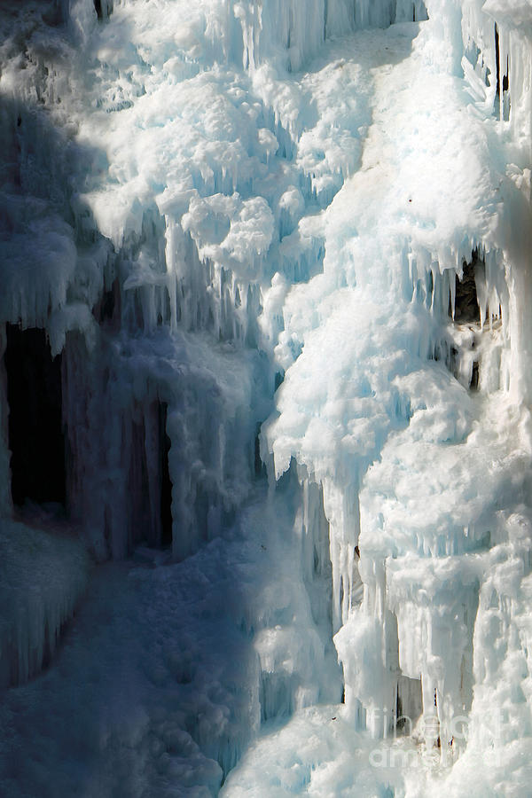 Frozen Falls Photograph by Mary Haber