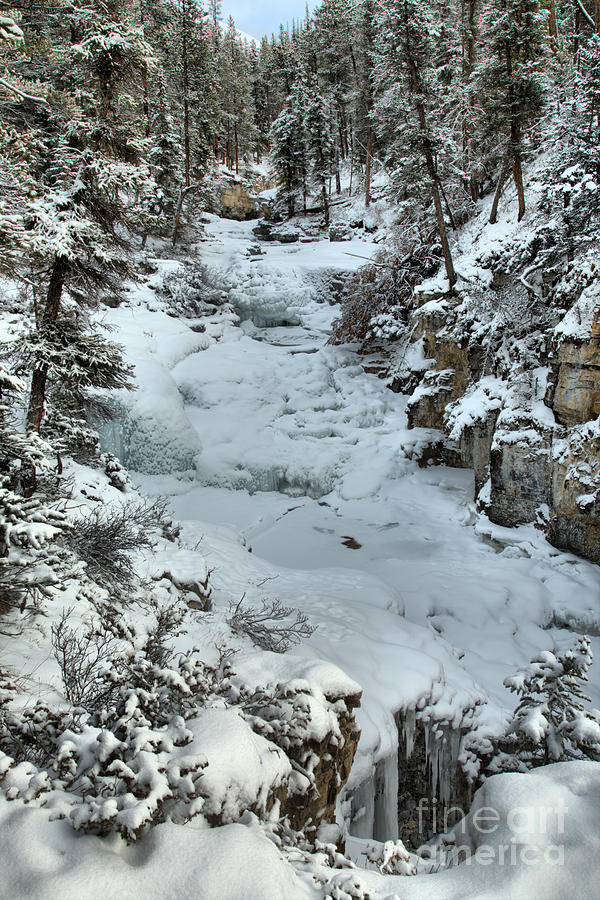 Frozen Falls Of Beauty Creek Photograph by Adam Jewell
