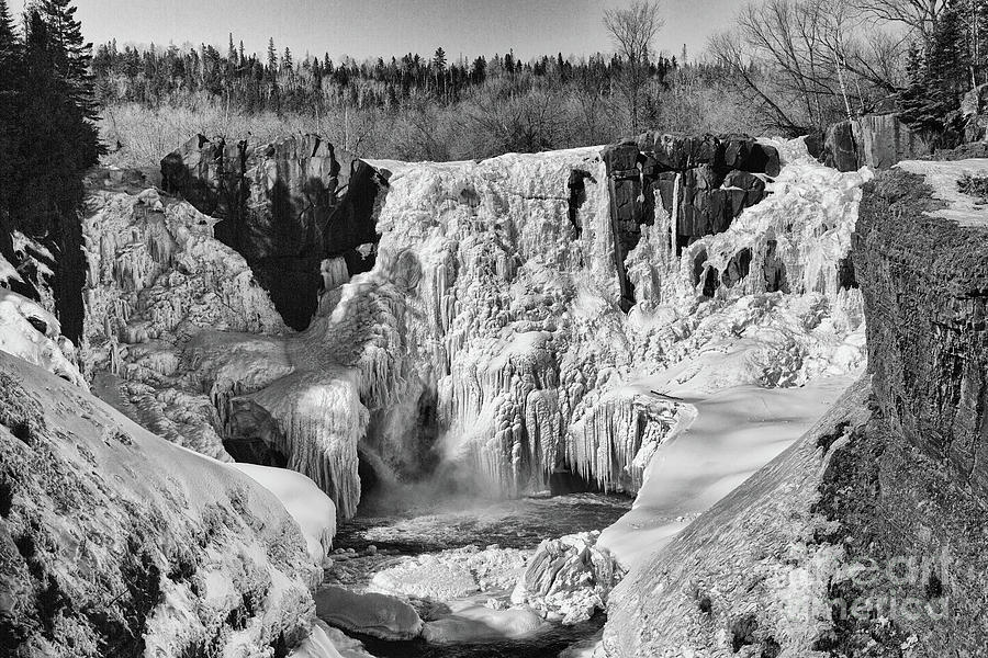 Frozen High Falls Photograph by CJ Benson