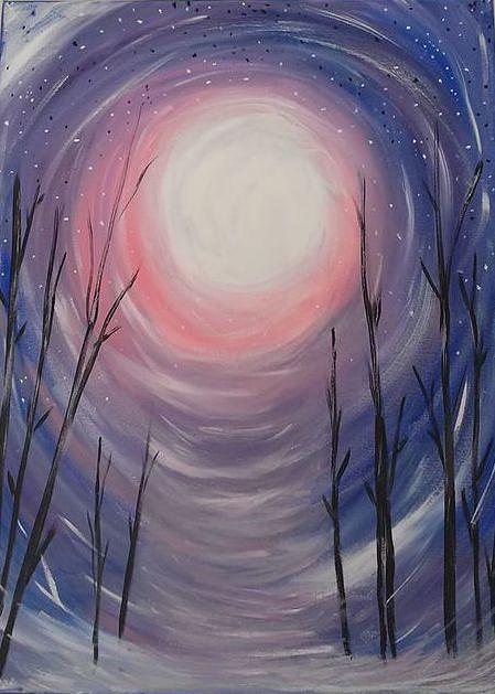 Frozen in Moonlight Painting by Jodi Serrano - Fine Art America