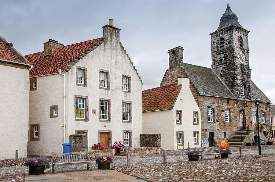 Frozen in Time 2. Culross Sketches. Scotland Photograph by Jenny Rainbow