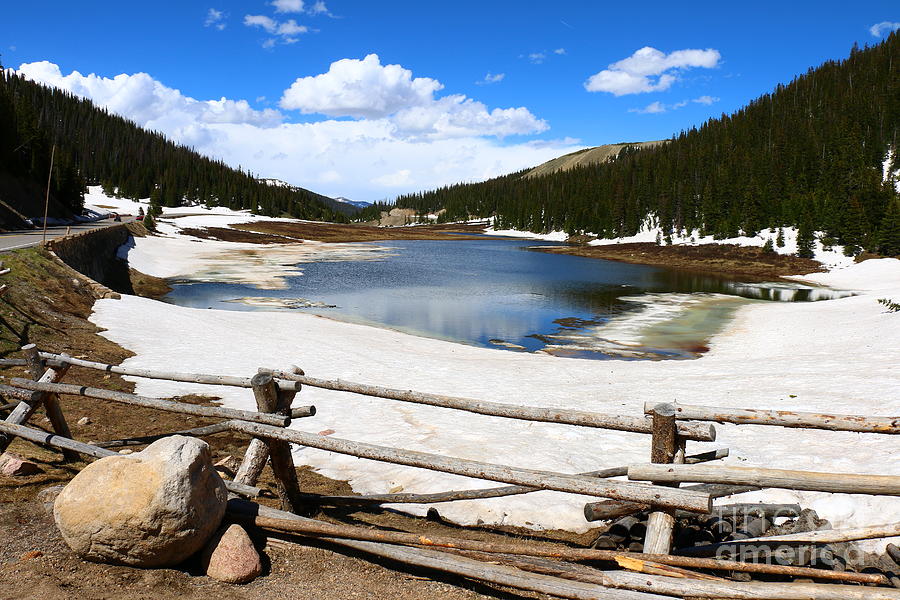 Rocky Mountain National Park Photograph - Frozen Lake In Summer by Christiane Schulze Art And Photography