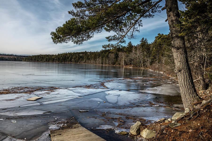 Frozen Lake Photograph by Irena Kazatsker - Fine Art America