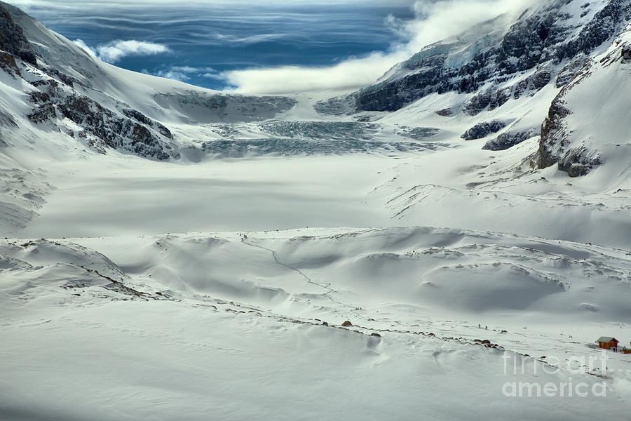 Frozen Lines And Curves At Athabasca Glacier Photograph by Adam Jewell