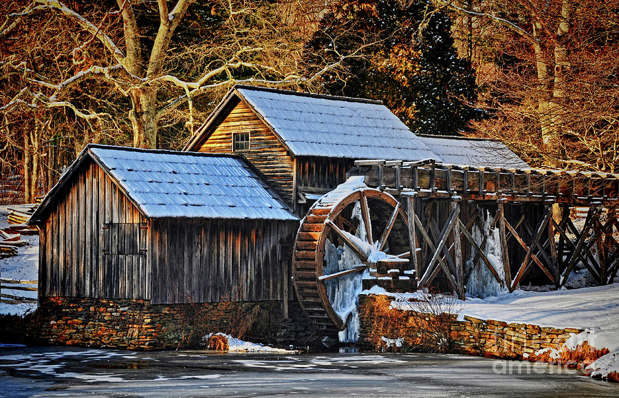 Frozen Mill Photograph by Randy Rogers