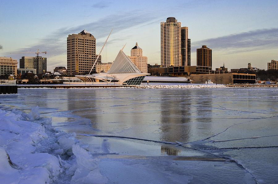 Frozen Milwaukee Photograph by William Hoffmann Fine Art America