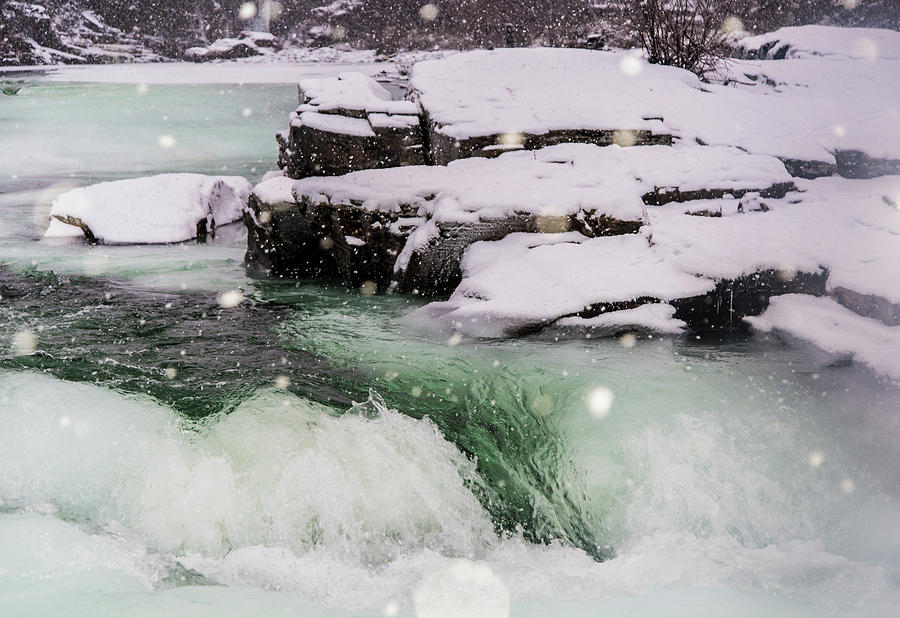 Frozen Falls Photograph by Alex Lapidus