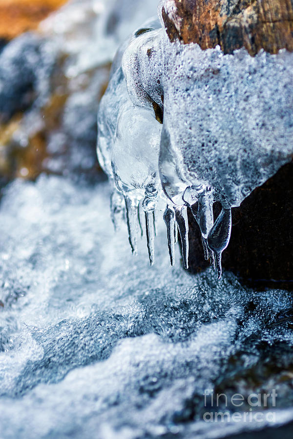 Frozen mountain river Photograph by Ragnar Lothbrok