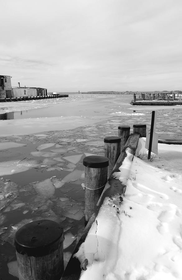 Frozen Nanticoke Harbor Photograph by Dana Paternoster - Fine Art America