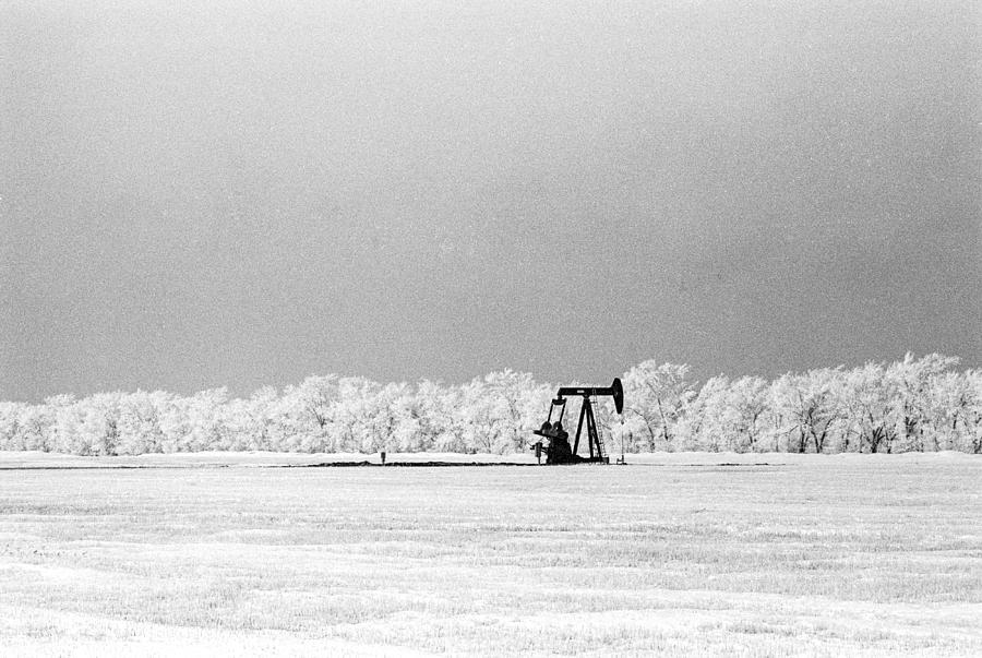 Frozen Oil Field Photograph by William Kimble