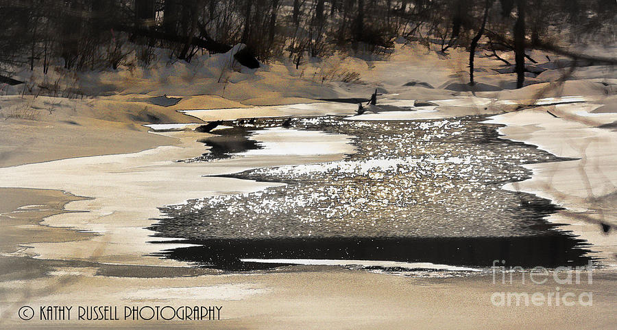 Frozen Pond Photograph by Kathy Russell