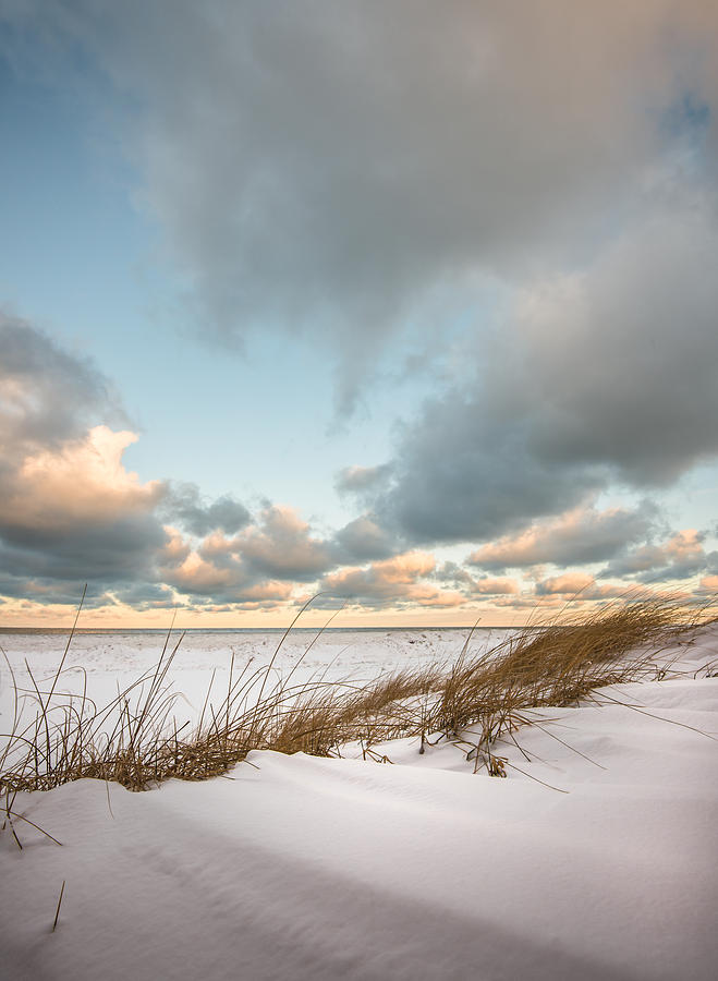 Frozen Presque Isle Photograph by Matt Hammerstein