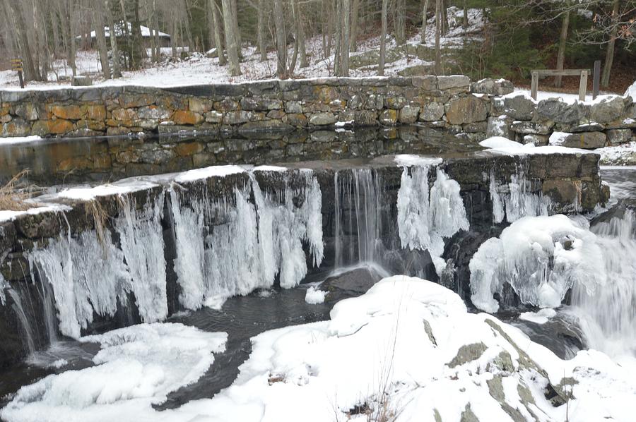 Frozen Waterfall Photograph by Charles HALL