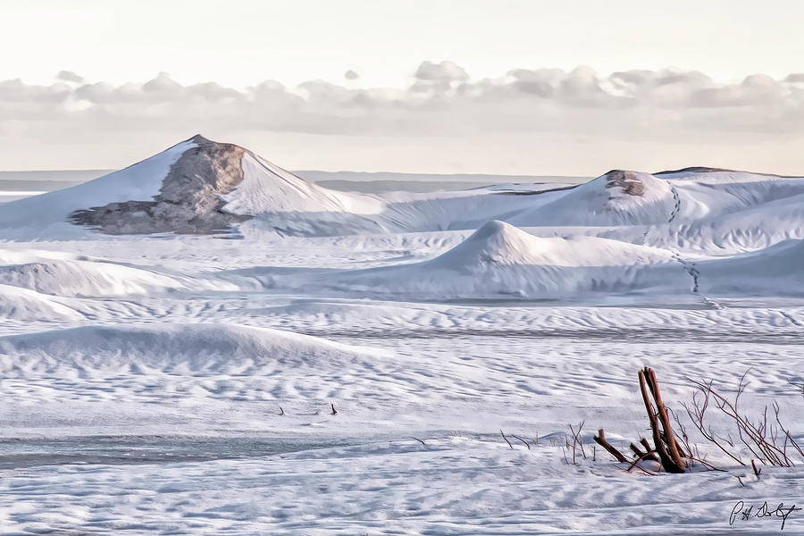 Nature Digital Art - Frozen Waves On Erie by Phill Doherty