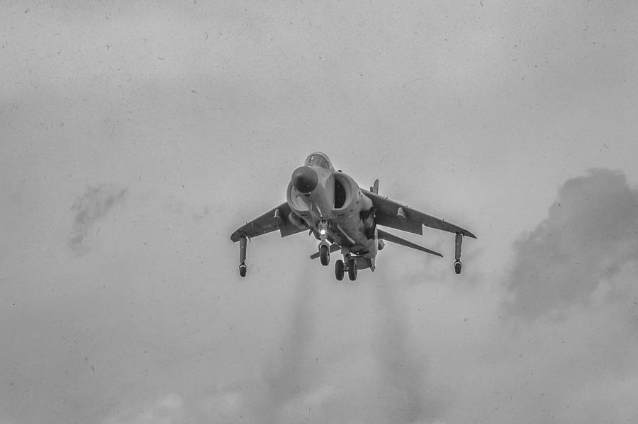 FRS1 Sea Harrier Landing Photograph by Guy Whiteley