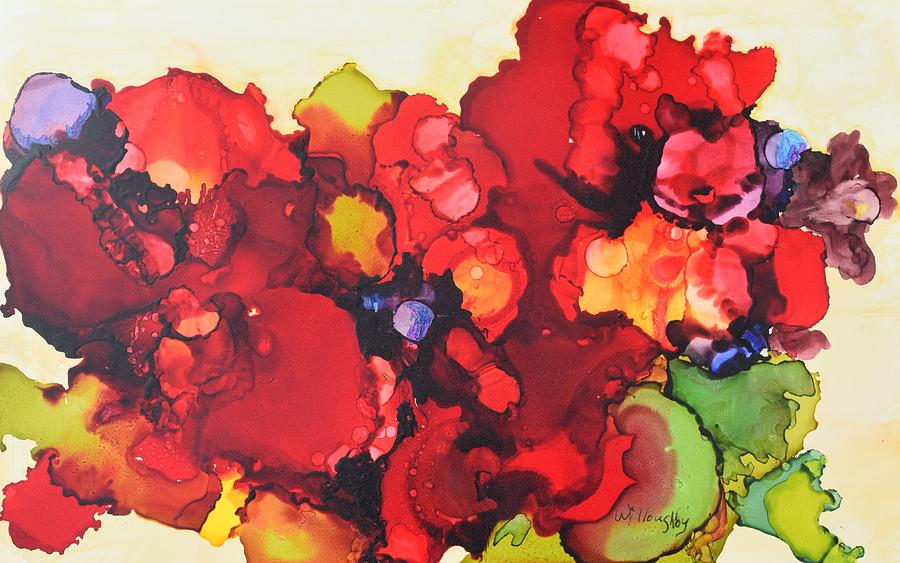 Fruit Abstract Painting by Joan Willoughby - Fine Art America