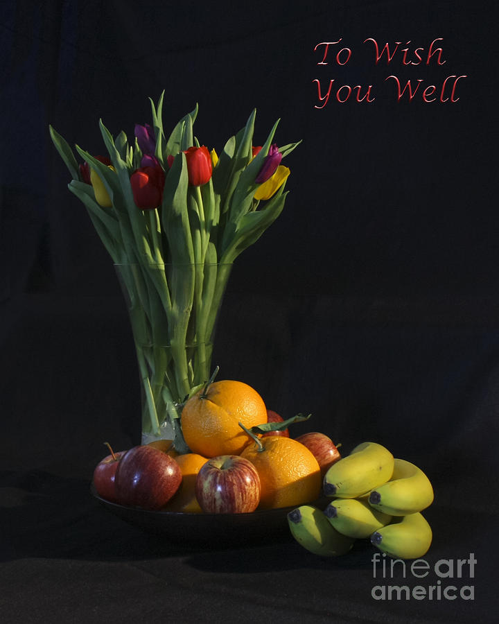 Fruit and Flowers to Wish You Well Photograph by Terri Waters