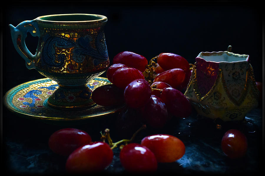 Fruit and tea Photograph by Camille Lopez