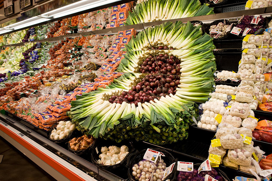 Fruit And Vegetable Section Photograph by Panoramic Images