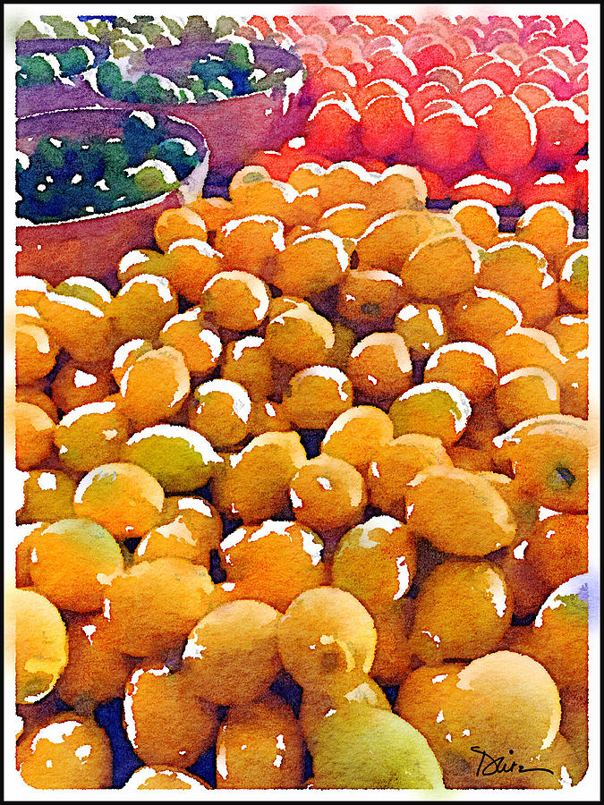 Fruit at Marianos Photograph by Peggy Dietz