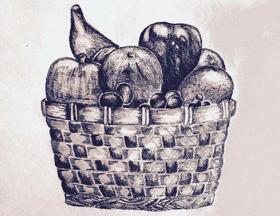 Fruit basket painting Vectors & Illustrations for Free Download | Freepik-saigonsouth.com.vn