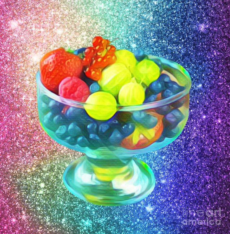 Fruit Bowl  Digital Art by Gayle Price Thomas
