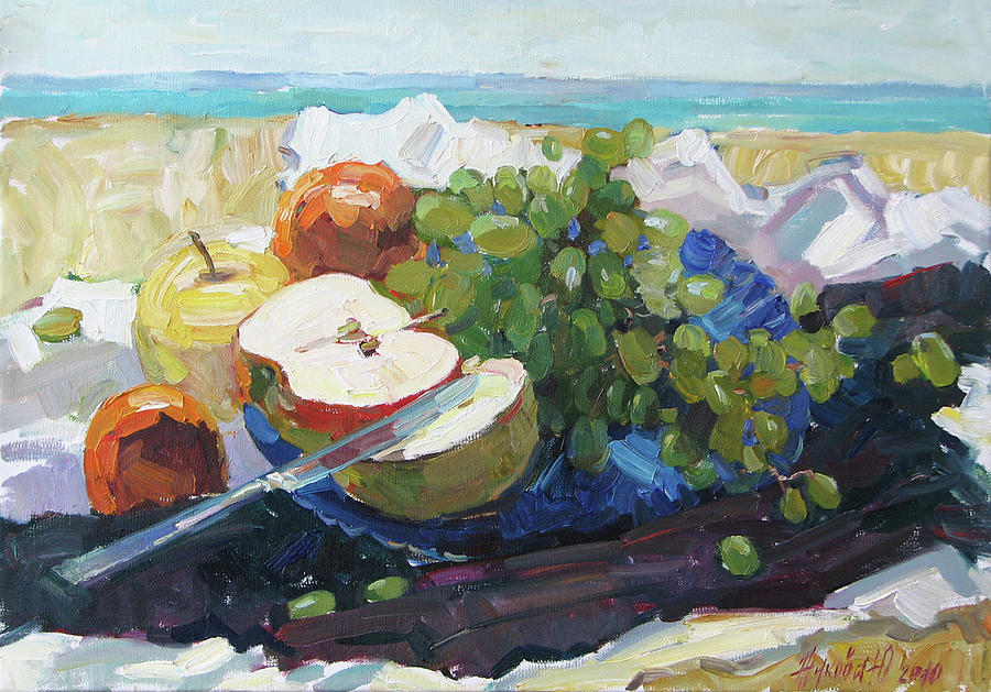 Fruit breeze Painting by Juliya Zhukova