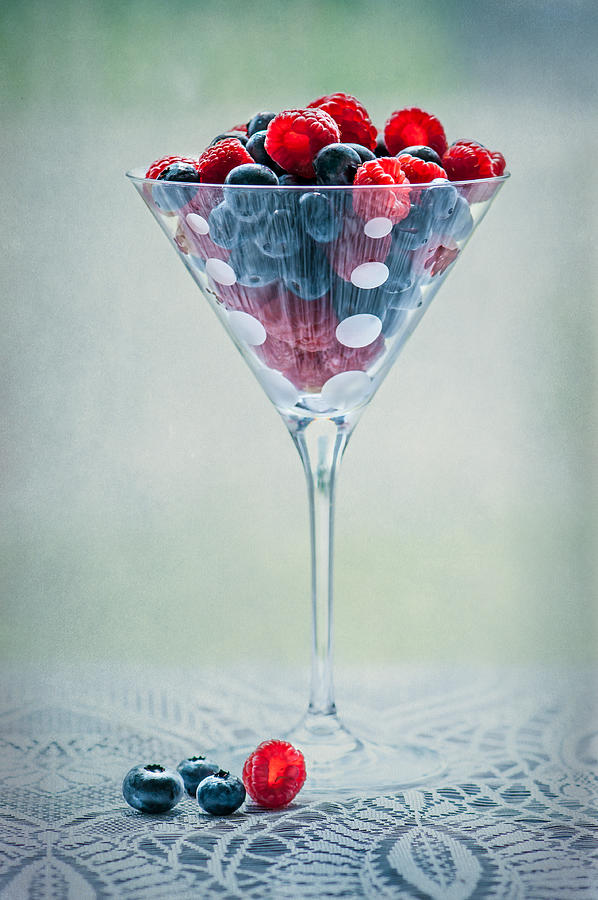 Raspberry Photograph - Fruit Cocktail by Maggie Terlecki
