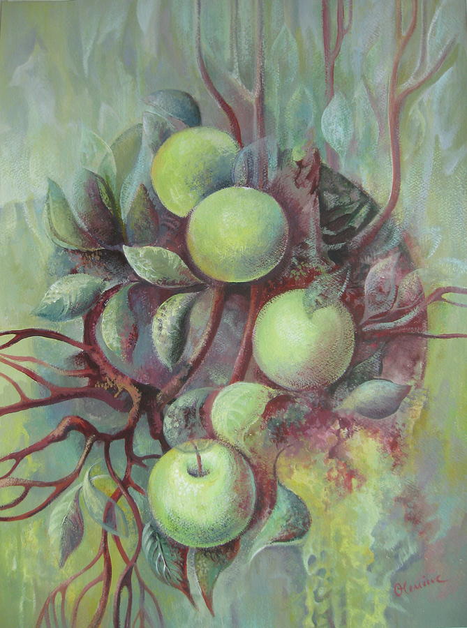 Fruit Painting by Elena Oleniuc