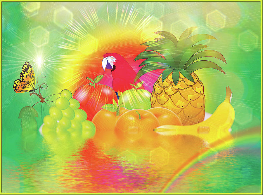 Fruit juice Digital Art by Harald Dastis