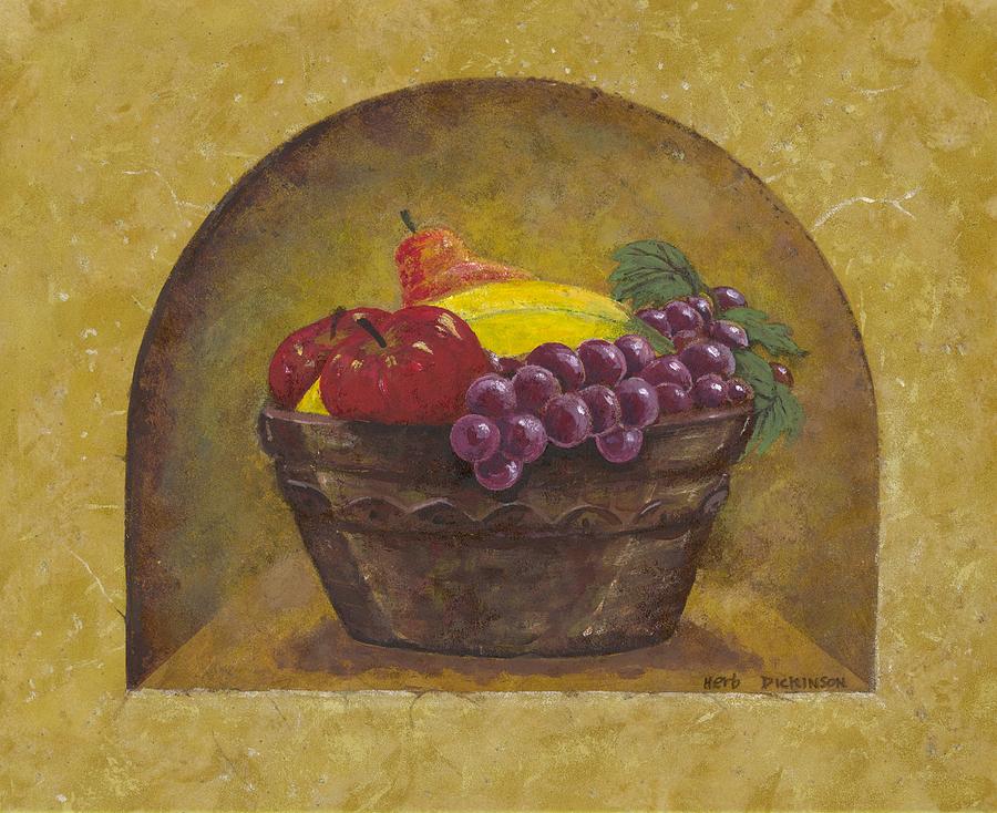 Fruit Niche Painting by Herb Dickinson