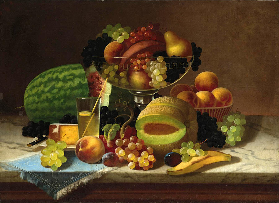 Famous Paintings Painting - Fruit Piece by Carducius Plantagenet Ream