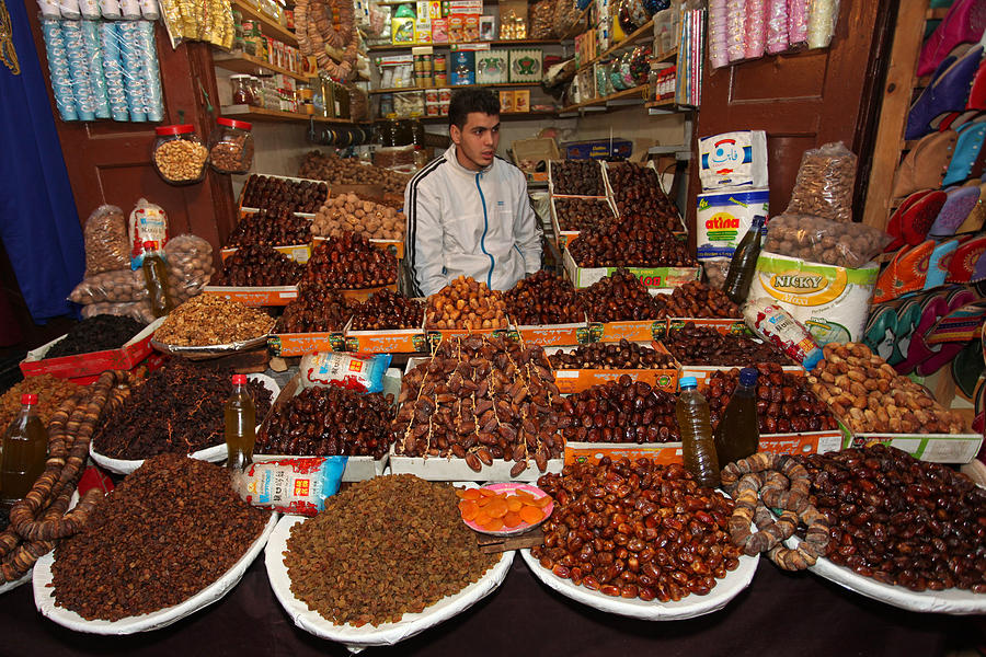 Fruit Seller, Fez Market Photograph by Aivar Mikko