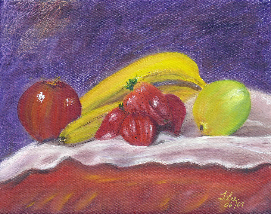 Fruit Smoothie Painting by Tracie L Hawkins