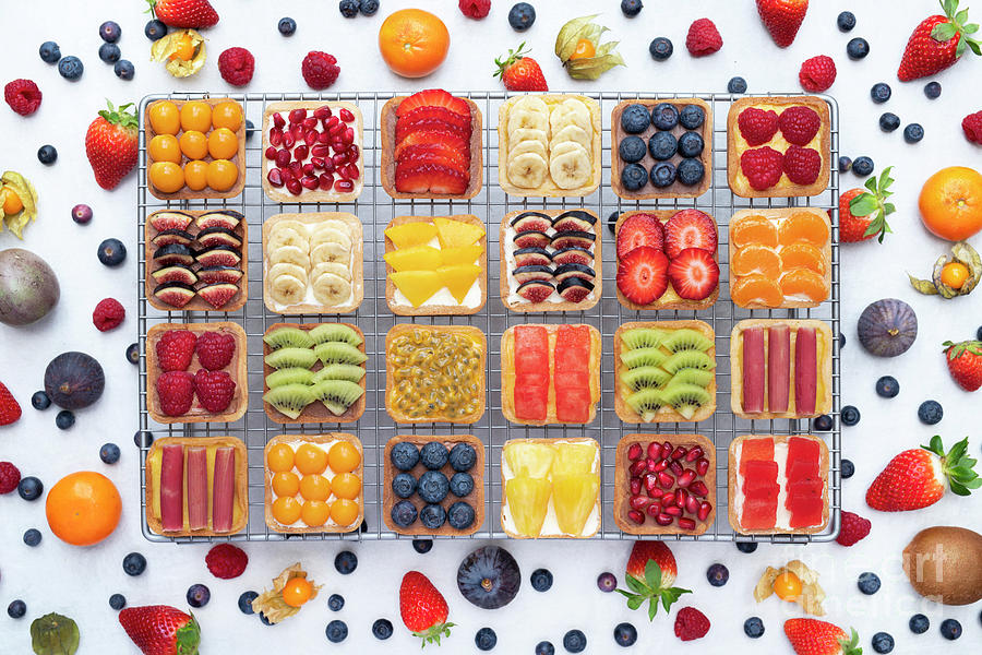 Fruit Photograph - Fruit Squares  by Tim Gainey