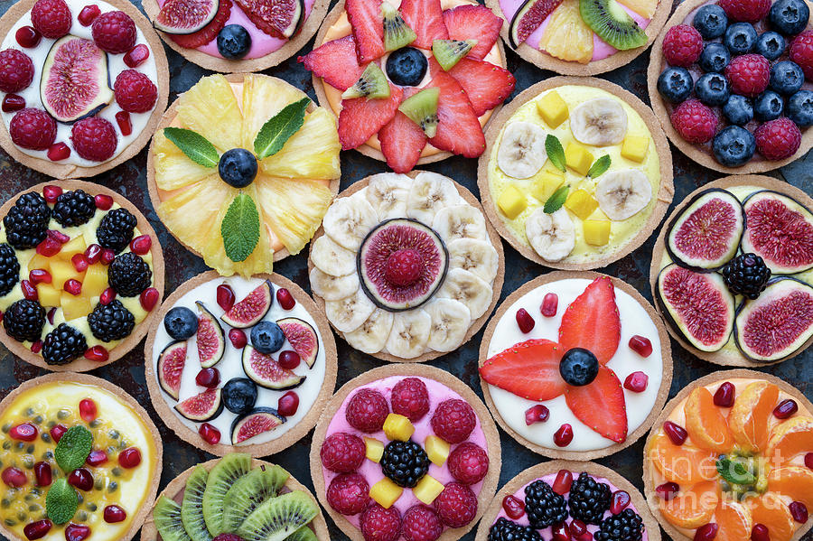 Fruit Tarts  Photograph by Tim Gainey