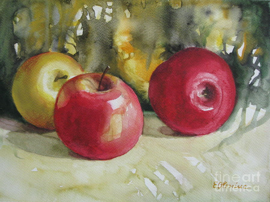 Fruits of the earth Painting by Elena Oleniuc