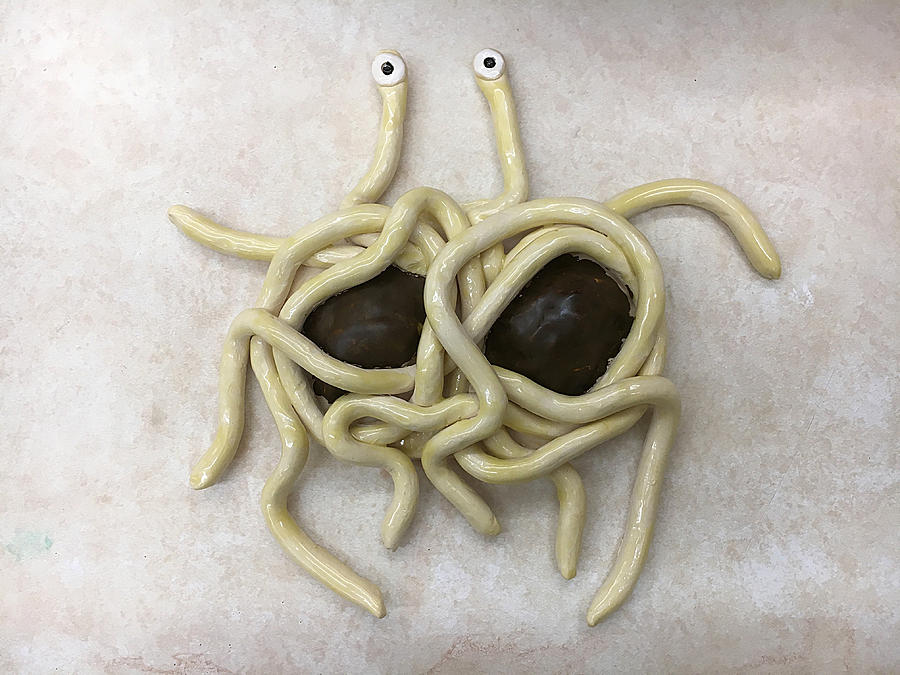 FSM - His Noodliness Ceramic Art by Richard Reeve