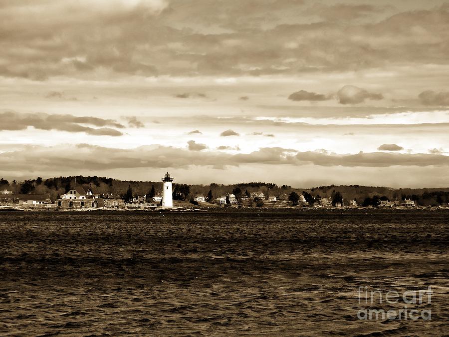 Winter Photograph - Ft. Constitution Lighthouse #2 by Marcia Lee Jones