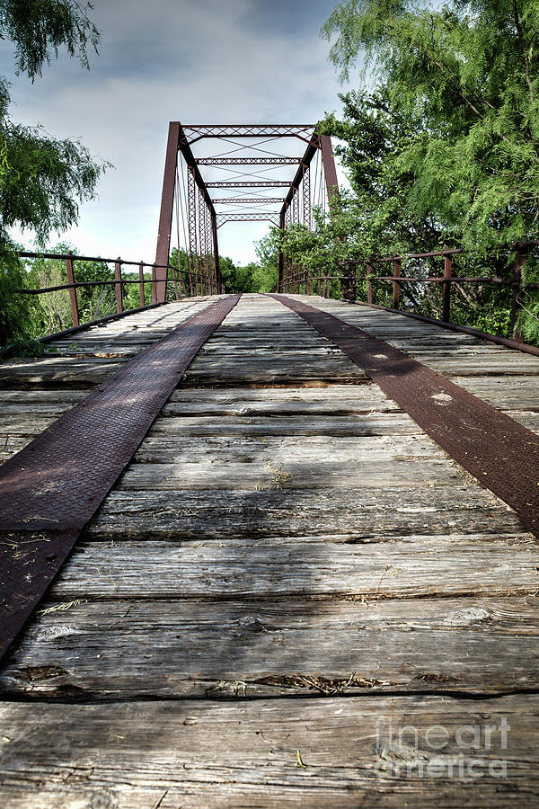 Ft Griffin Iron Truss Bridge Photograph by Lawrence Burry