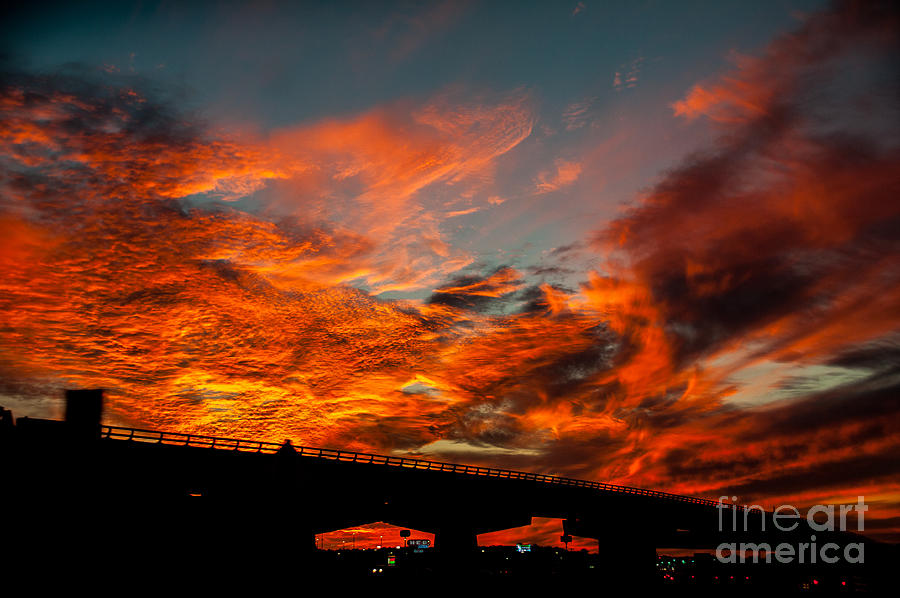 Sunset Photograph - Ft Hood Sunset 2 by Bob Marquis