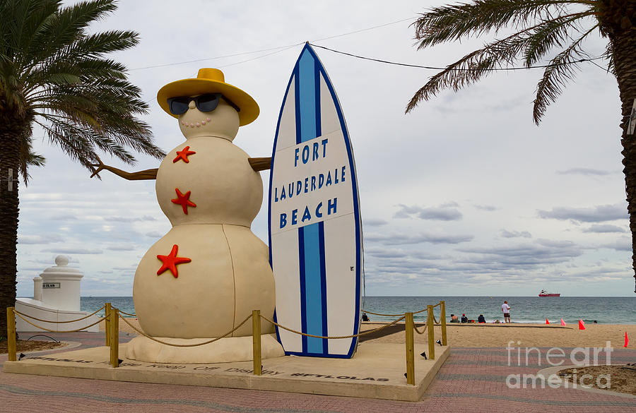 Ft Lauderdale Beach Mascot  Photograph by Les Palenik
