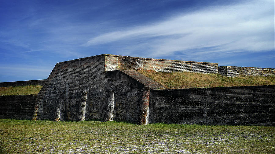Ft. Pickens Moat Photograph by George Taylor
